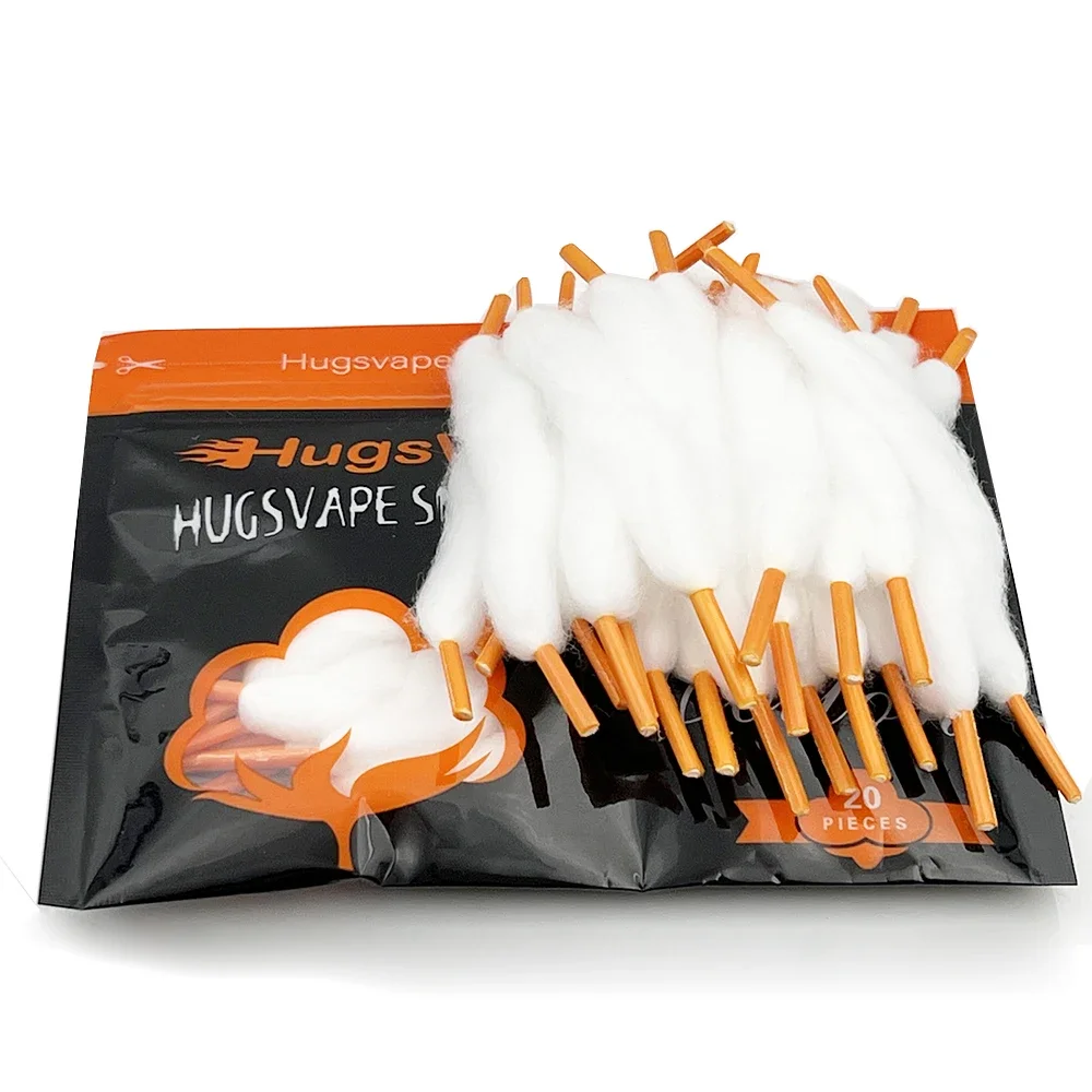 Cotton Wick Organic - 1/3/5Pack Hugos Snow Organic Cotton Prebuilt