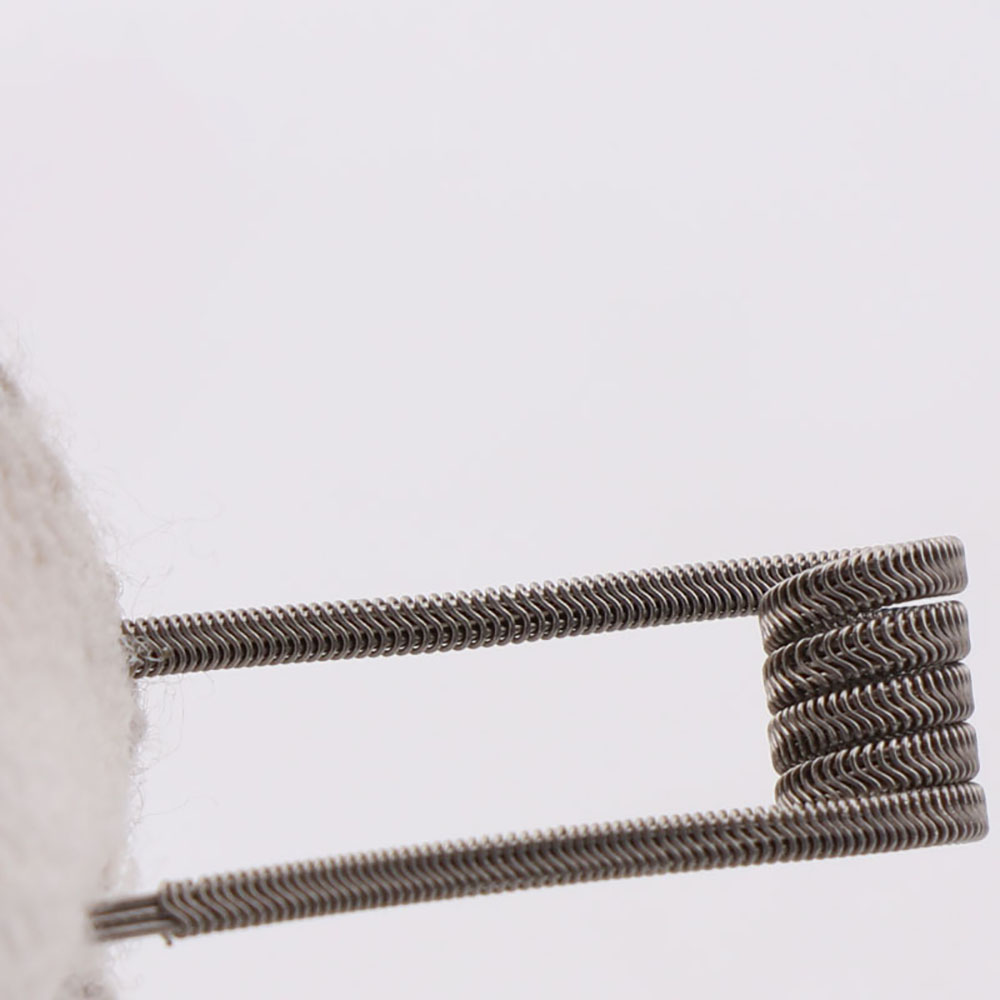 NEW XFKM 100PCS/box NI80/A1/SS - Clapton Wire Pre Built avis et prix