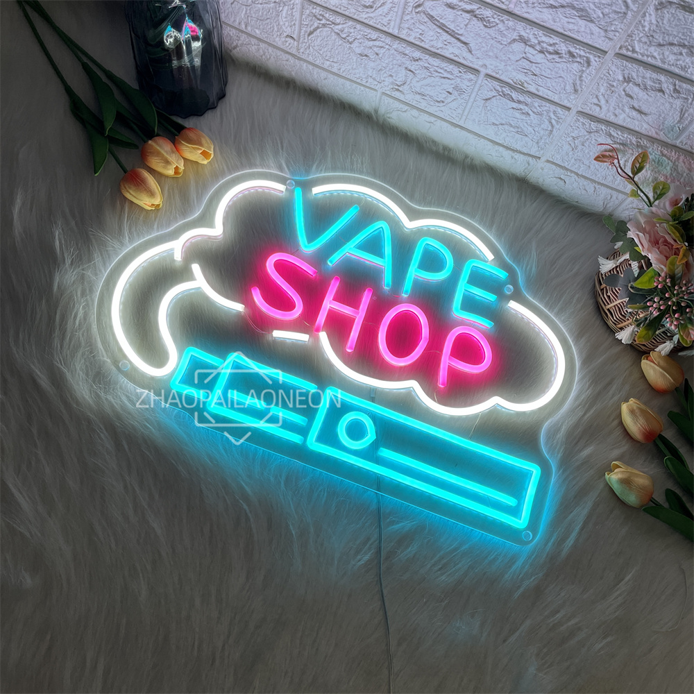 VAPE SHOP Led Neon Sign Wall R - Vaping Shop avis et prix