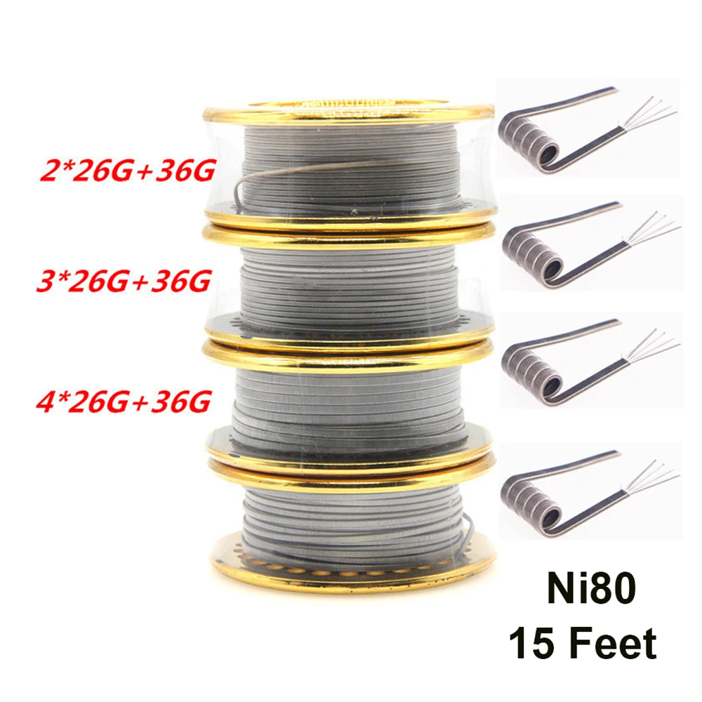 Ni80 Wire Clapton Fused Double - Clapton Wire Pre Built avis et prix