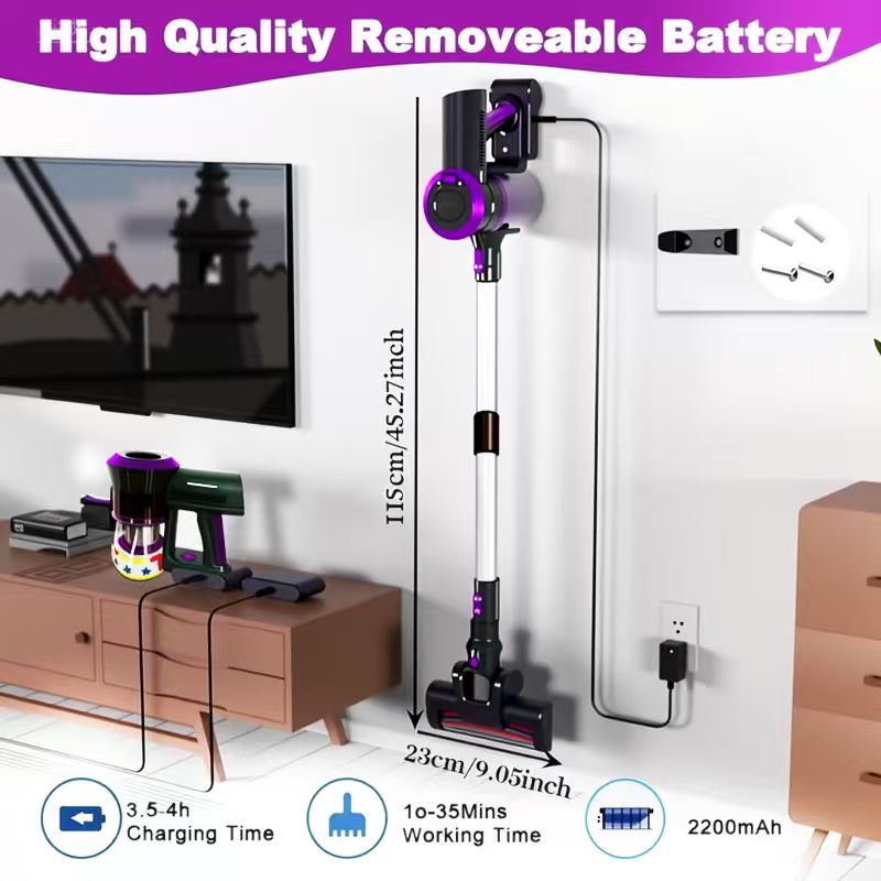 40Kpa Vacuum Cleaner for Home  - Battery Case Storage avis et prix