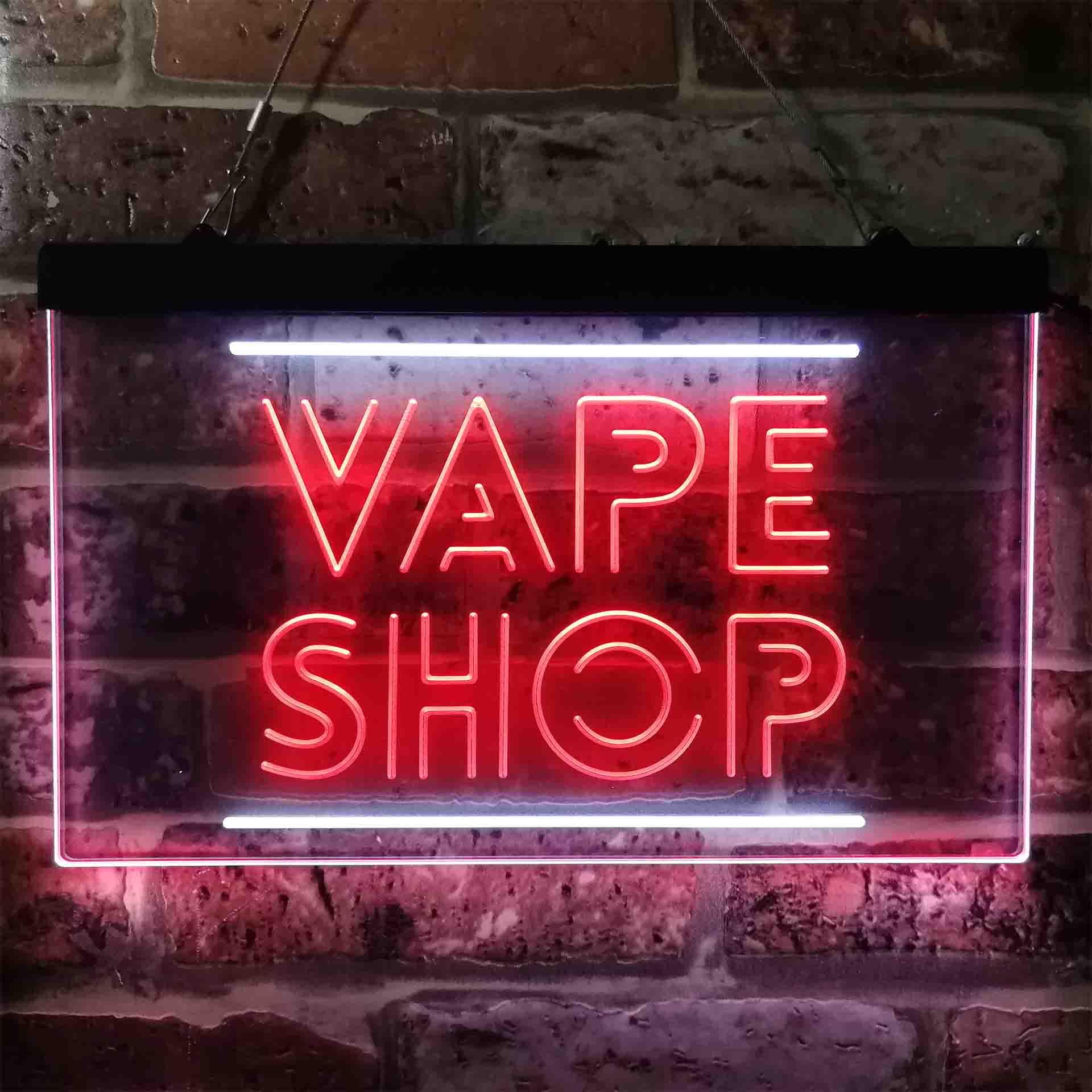 VAPE SHOP Dual Color Led Neon  - Vaping Shop avis et prix