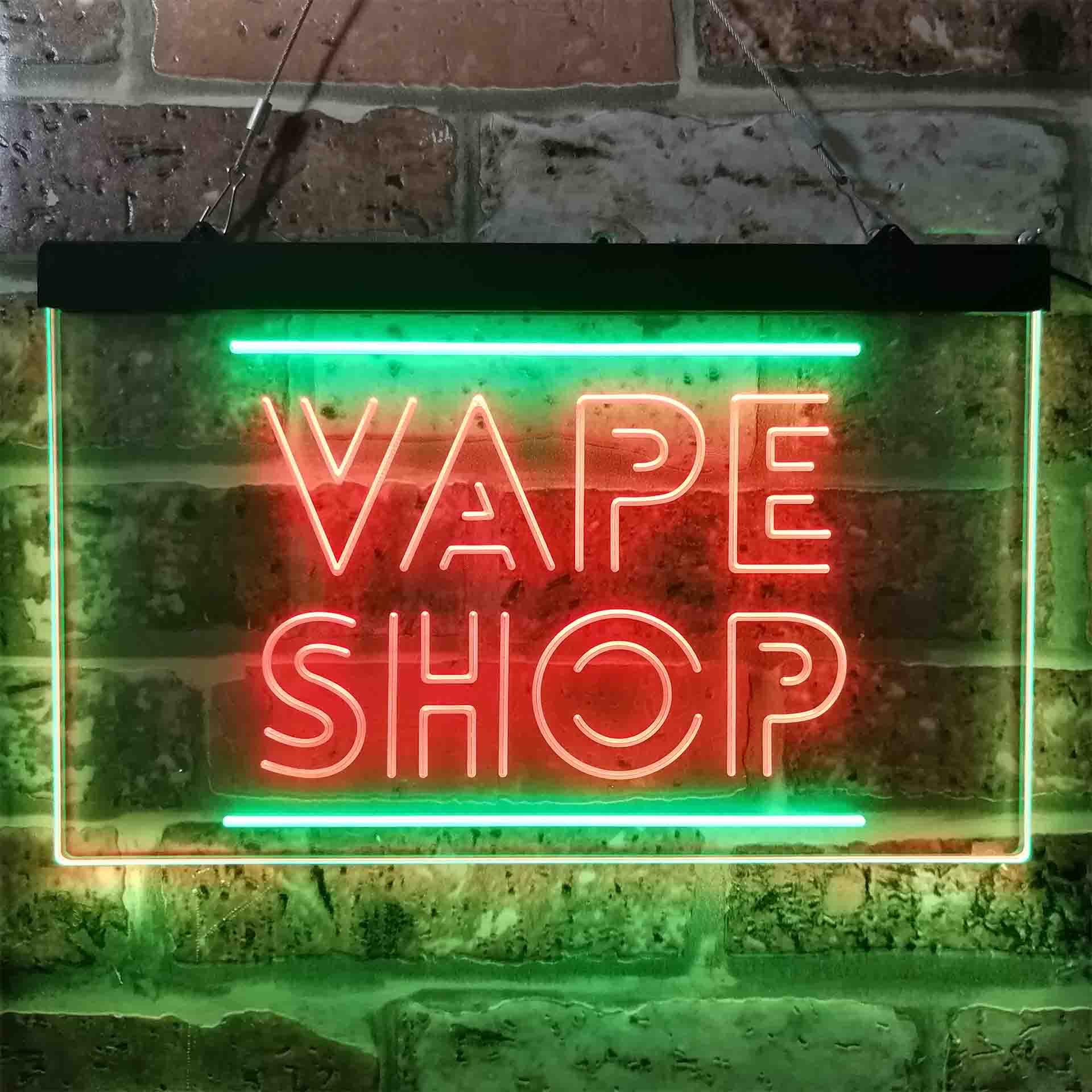 VAPE SHOP Dual Color Led Neon  - Vaping Shop avis et prix