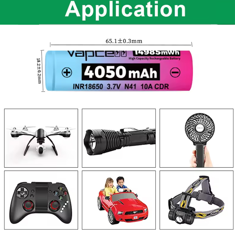 New Original Vapcell N41 18650 - Vape Battery 18650 avis et prix