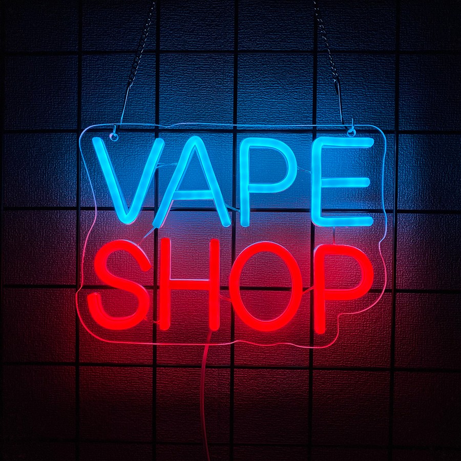 Vape Shop Neon Sign For Wall D - Vaping Shop avis et prix