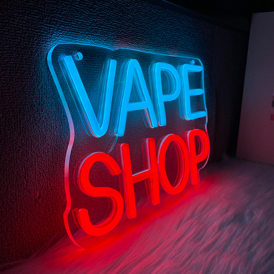 Vape Shop Neon Sign For Wall D - Vaping Shop avis et prix