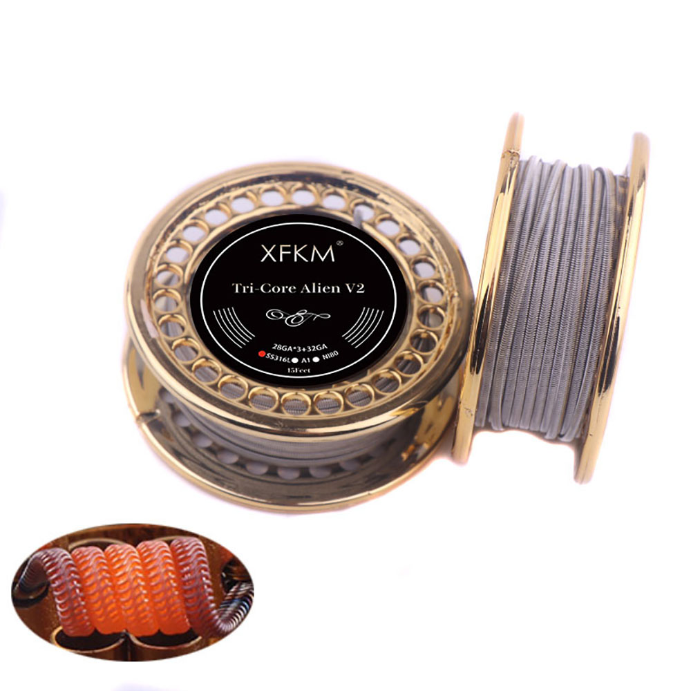 XFKM 5M/roll NI80/A1/SS316L Al - Clapton Wire Pre Built avis et prix