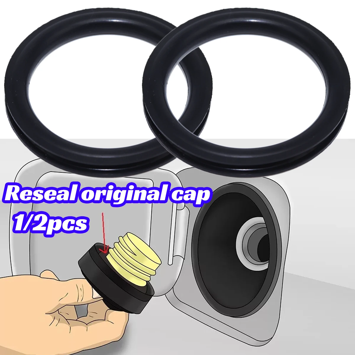1/2pcs Tank Cap Seal for Audi  - Tank O-Ring Seal avis et prix