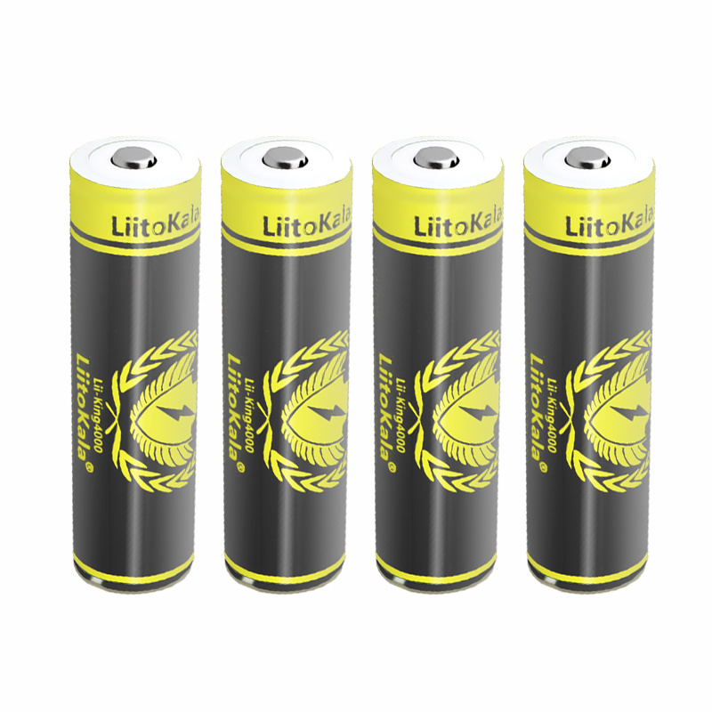 4pcs LiitoKala 3.7V 18650/2170 - Vape Battery 18650 avis et prix