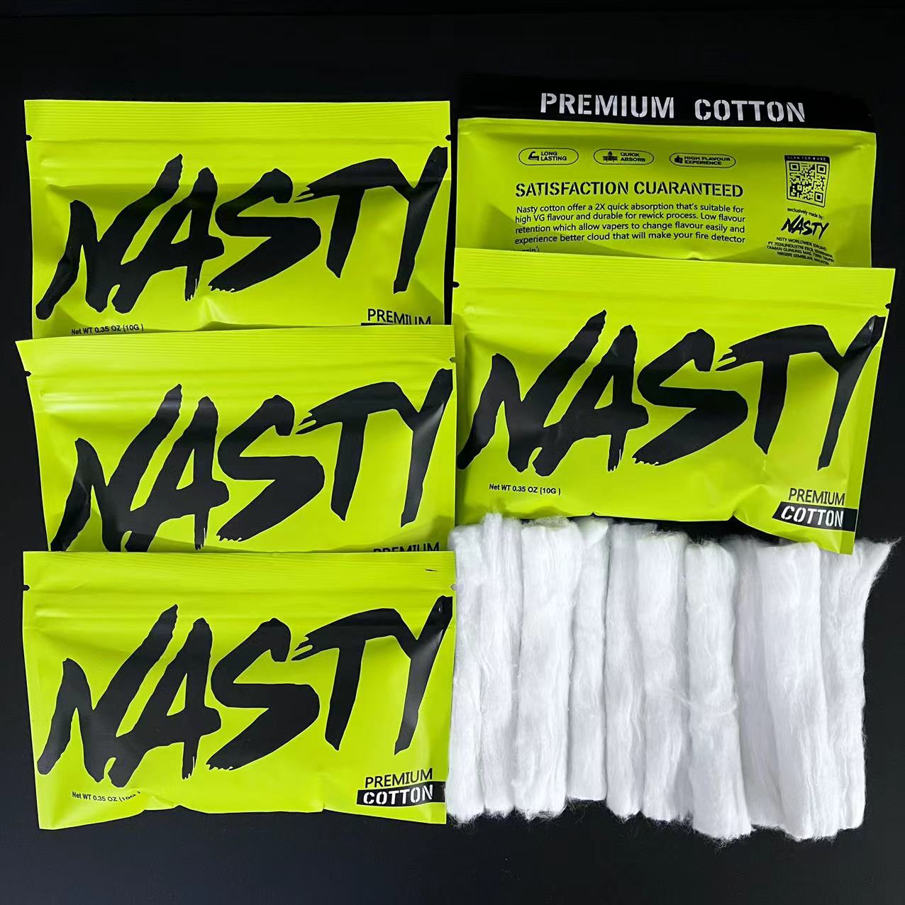 10/5 x Bag NASTY Cotton Long F - Cotton Wick Organic avis et prix