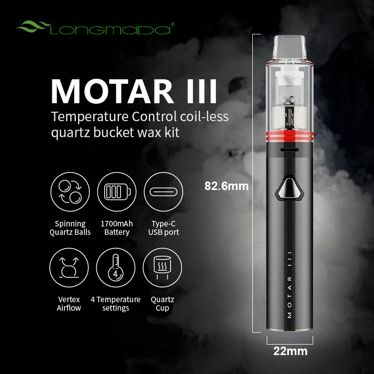 Longmada Motar III 3 Wax Pen K - Vaping Area avis et prix