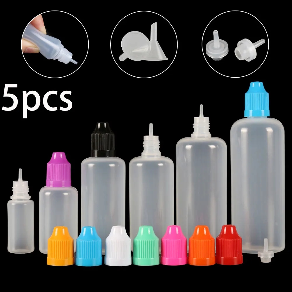 5PCS X 5ML-120ML Plastic Dropp - Juice Bottle Dropper avis et prix