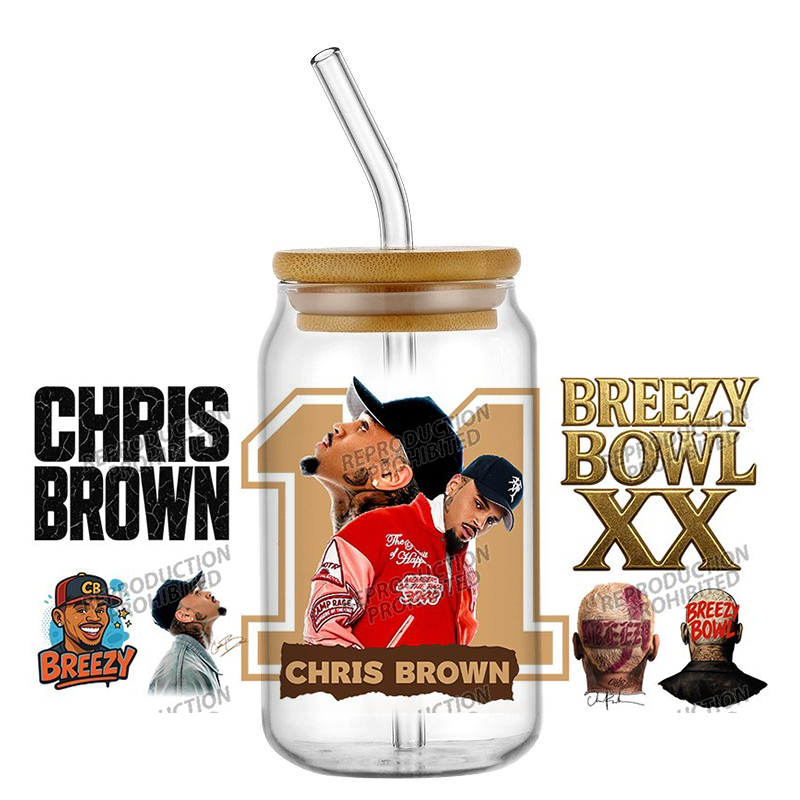 New Popular Singer Chris Brown - Rdta Tank Glass avis et prix