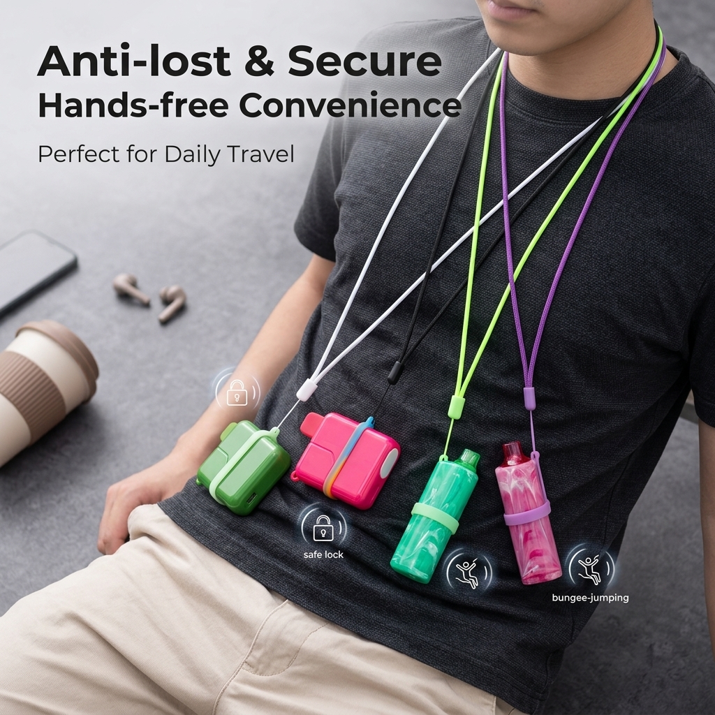 Multi-Color E-cigarette Lanyar - Vape Band Silicone avis et prix