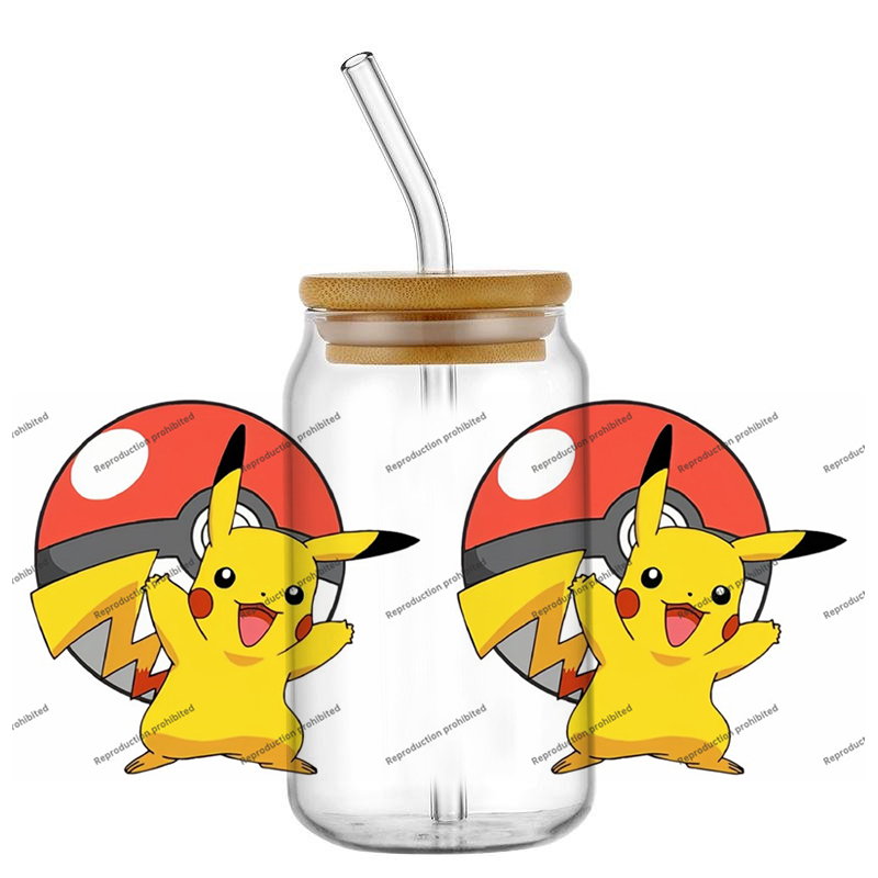 Pokemon pattern UV DTF cup wra - Rdta Tank Glass avis et prix