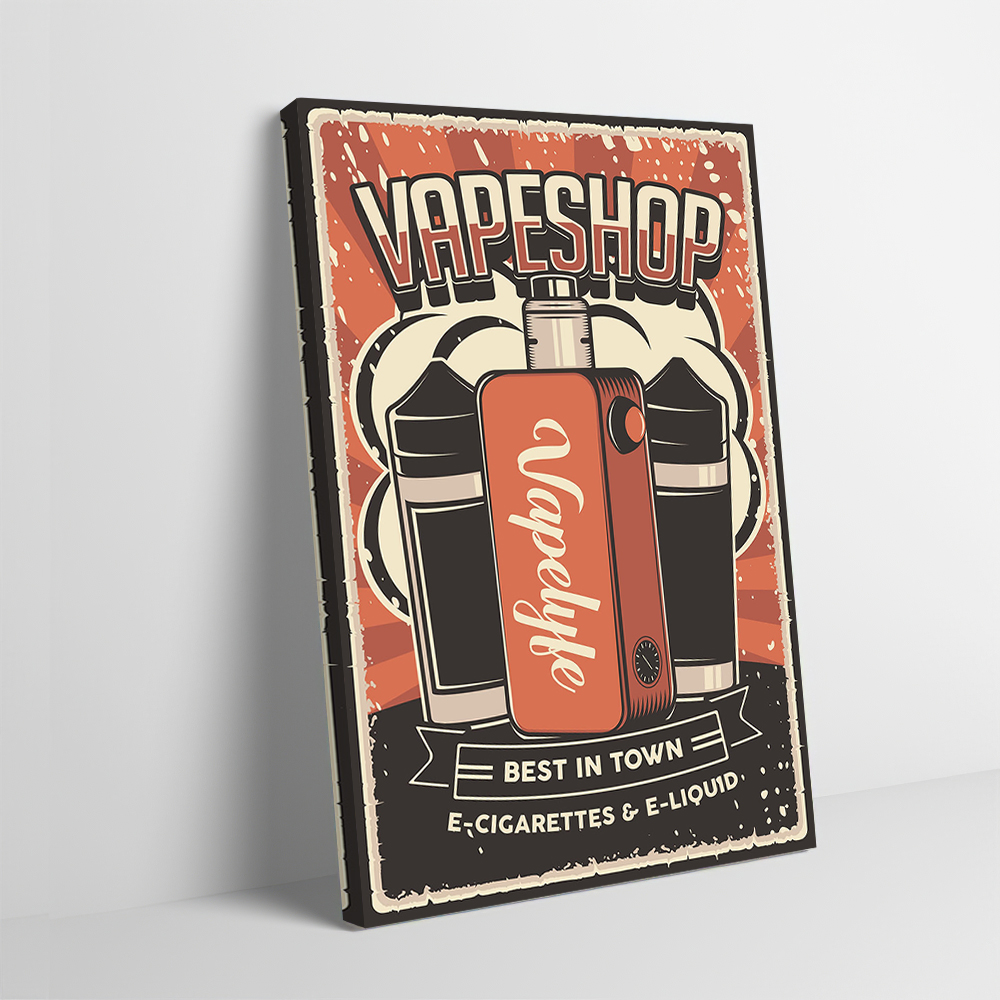 Vape Shop Printing Poster Pict - Vaping Shop avis et prix