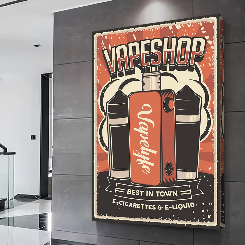 Vape Shop Printing Poster Pict - Vaping Shop avis et prix