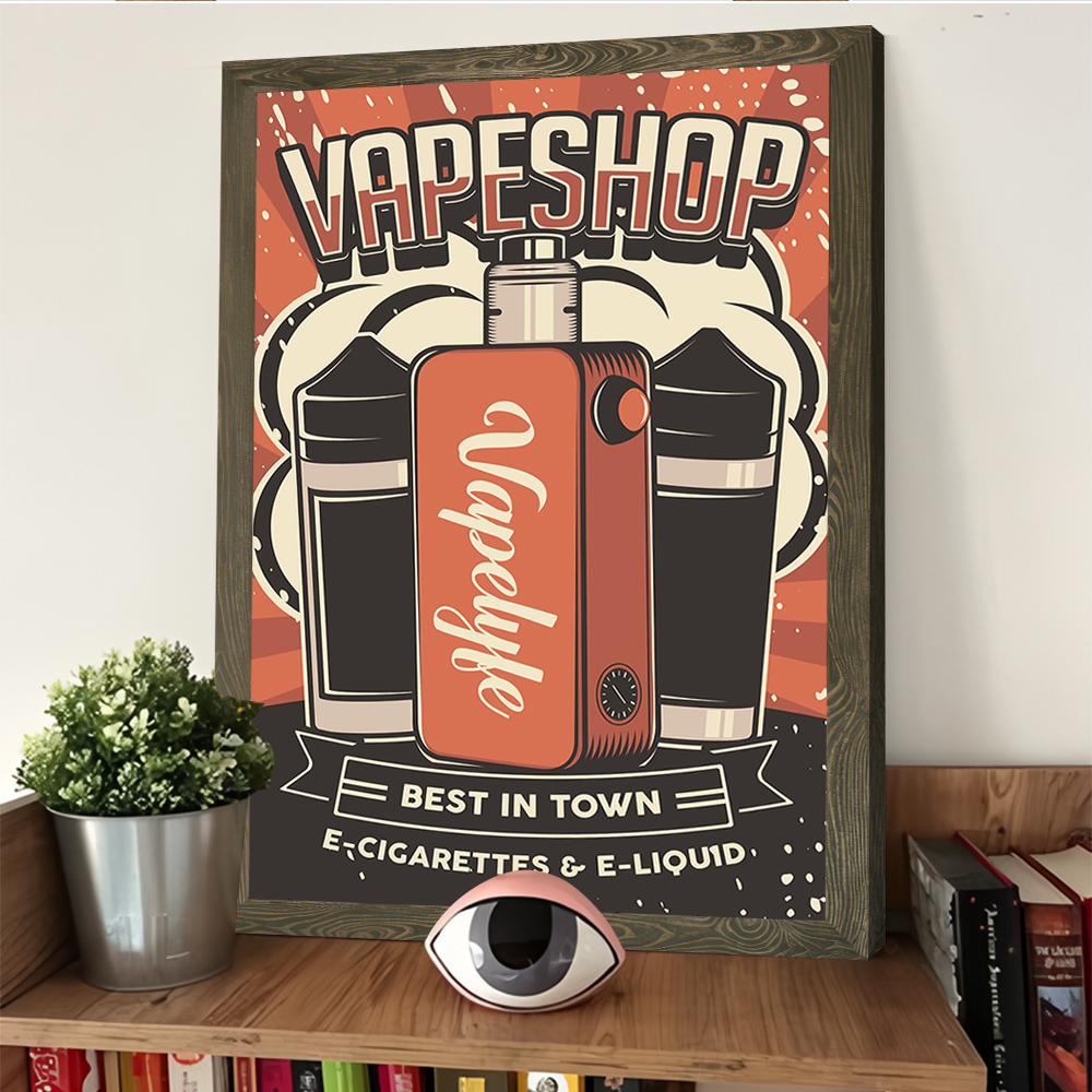 Vape Shop Printing Poster Pict - Vaping Shop avis et prix