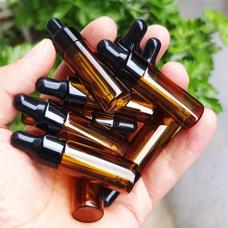 10pcs 5ml Amber Dropper Glass  - Juice Bottle Dropper avis et prix