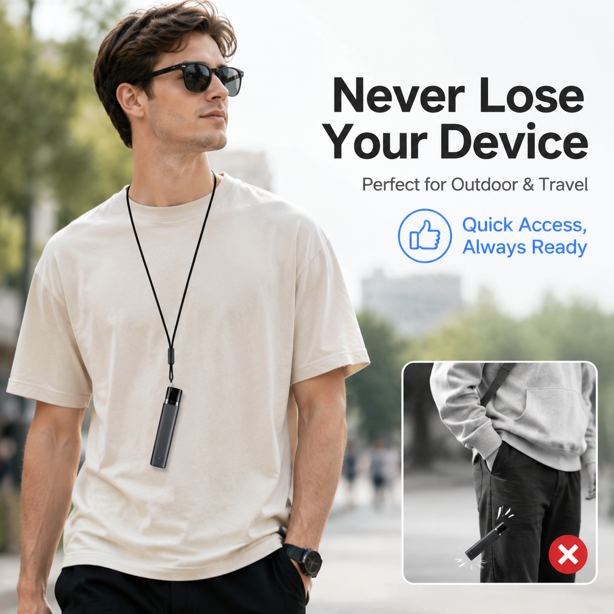 Universal Silicone Lanyard Set - Vape Band Silicone avis et prix