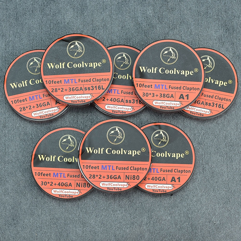 10Feet NI80/A1/SS316L MTL Fuse - Clapton Wire Pre Built avis et prix