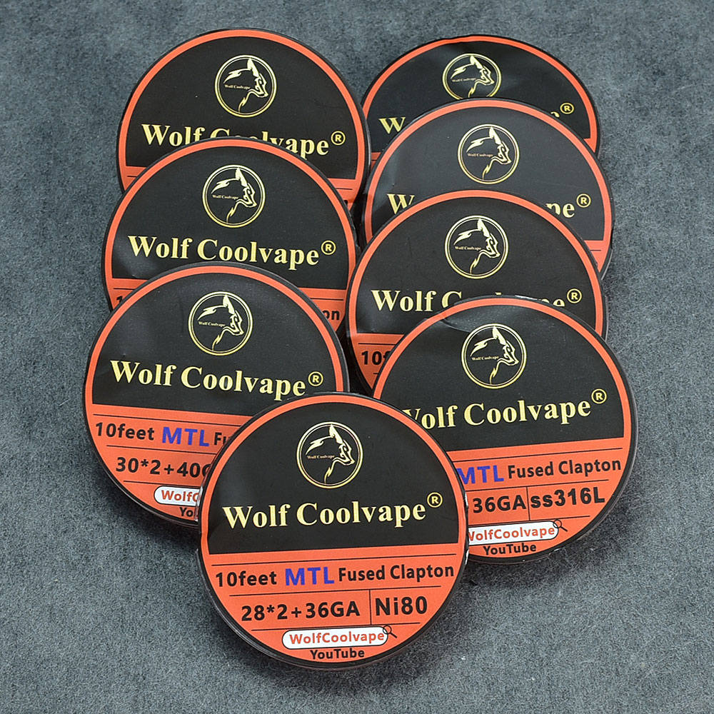 10Feet NI80/A1/SS316L MTL Fuse - Clapton Wire Pre Built avis et prix
