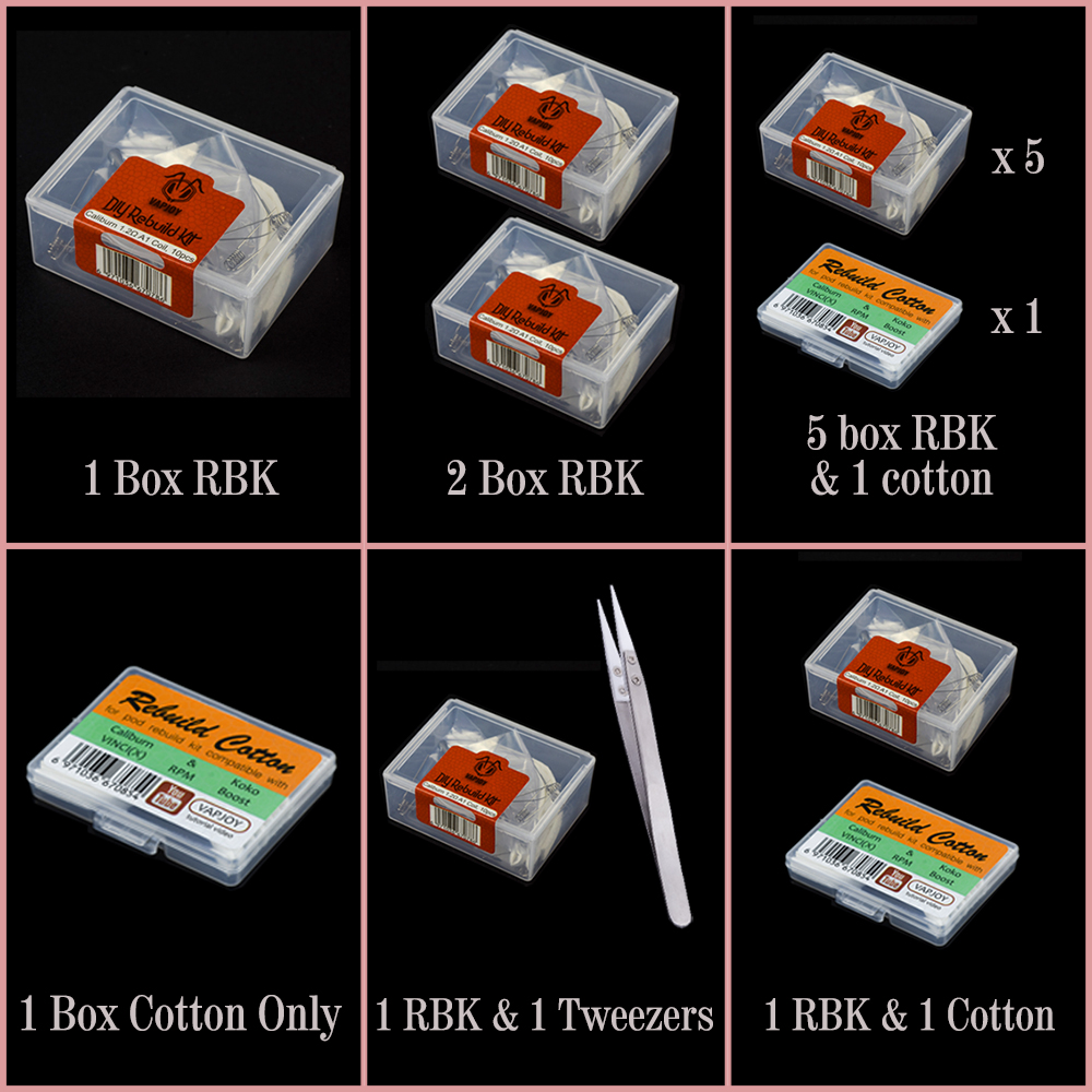 Original VAPJOY DIY Rebuild Ki - Vape Coil Replacement avis et prix