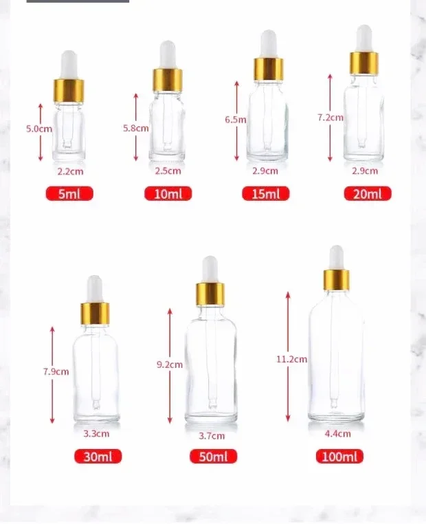 Wholesale 100PCS 15/30/50/100m - Juice Bottle Dropper avis et prix