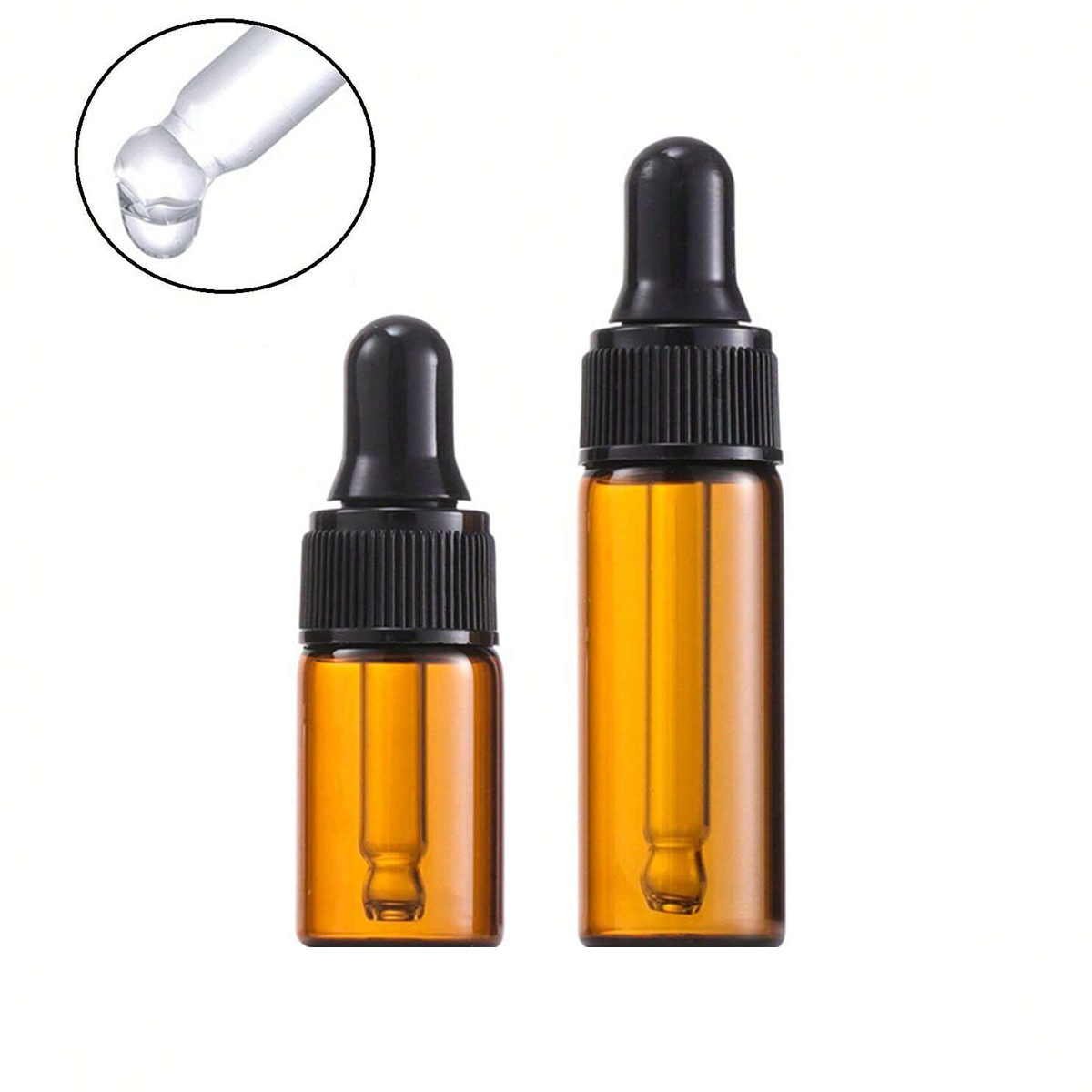 10pcs Dark Amber Glass Dropper - Juice Bottle Dropper avis et prix