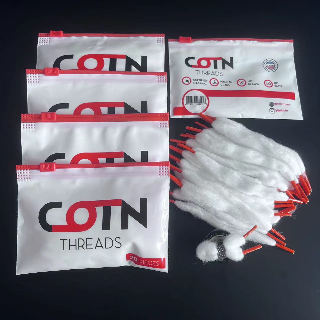 100/60/20pcs Prebuilt Wire Coi - Cotton Wick Organic avis et prix