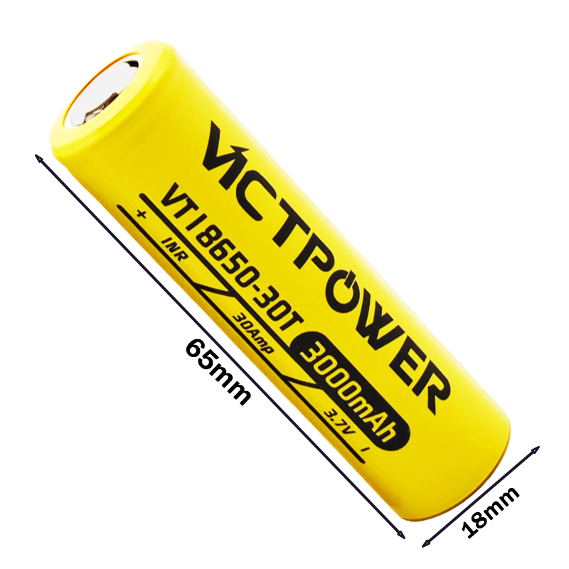 30A Continuous Drain Vicpower  - Vape Battery 18650 avis et prix