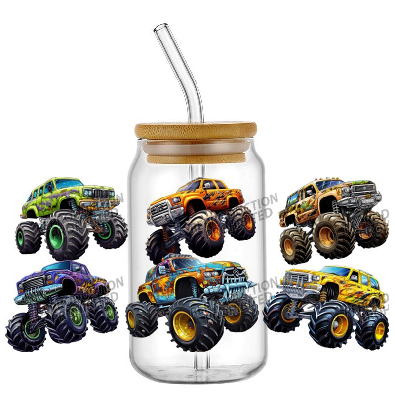 Monster Truck design UV DTF Wr - Rdta Tank Glass avis et prix