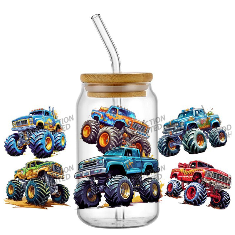 Monster Truck design UV DTF Wr - Rdta Tank Glass avis et prix
