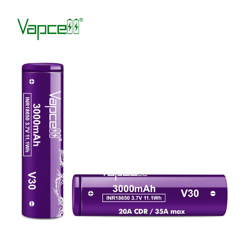 Vapcell V30 18650 3000mah 20A/ - Vape Battery 18650 avis et prix
