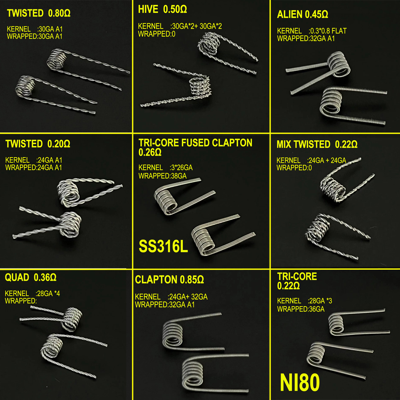 Spring Resistance ID 3.0mm 0.2 - Clapton Wire Pre Built avis et prix