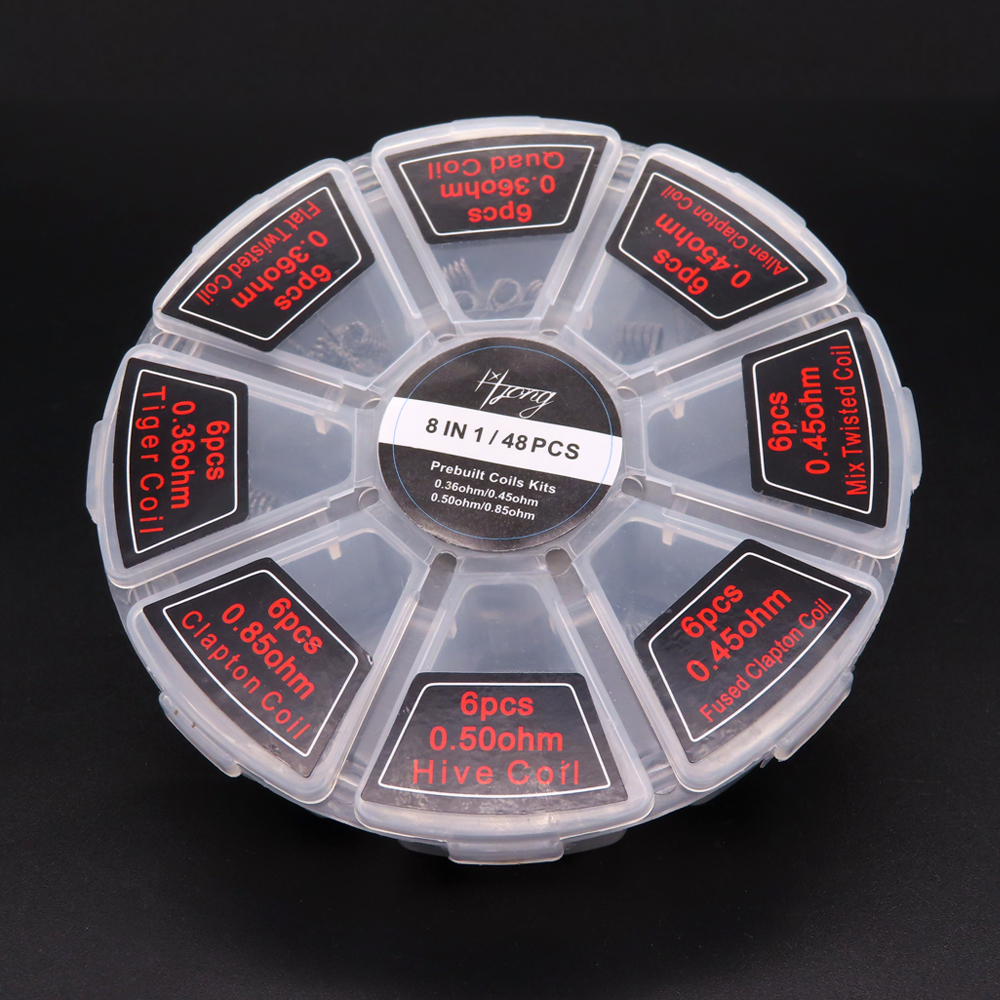 48pcs/set Premade Coils RTA RD - Vaping Area avis et prix