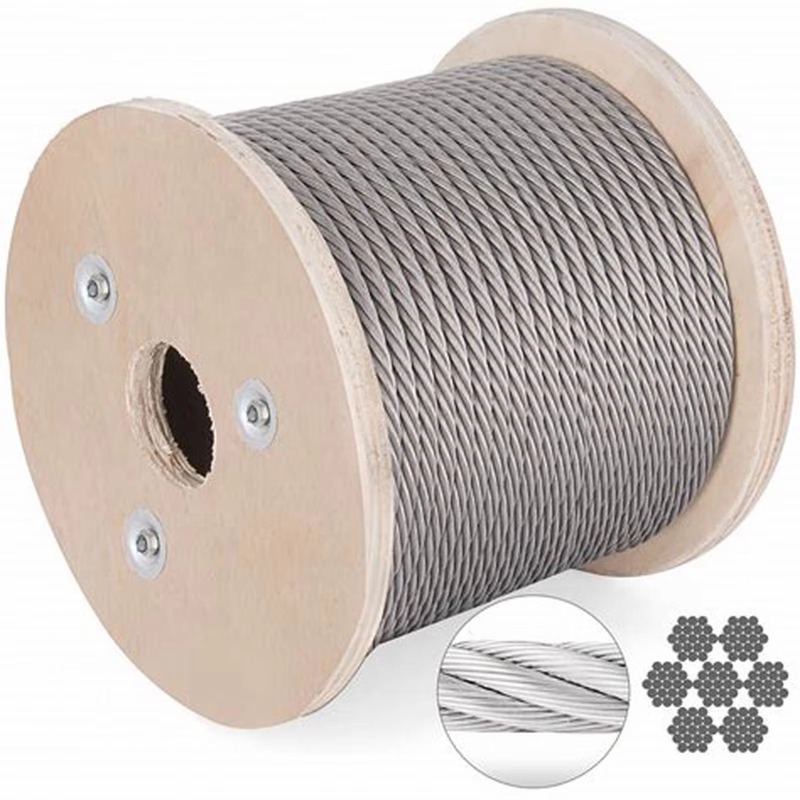 Wire Rope 7X19 Diameter 3.18mm - Stainless Wire Ss316 avis et prix
