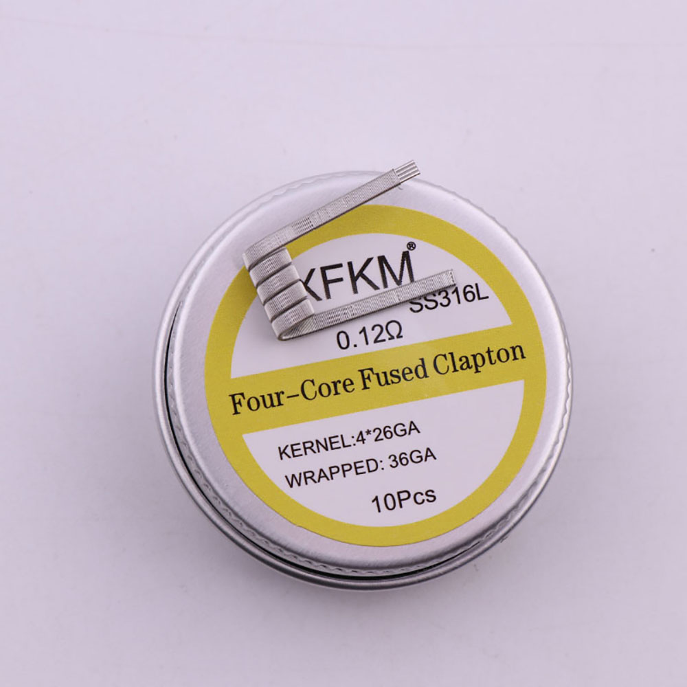 10pcs/box 3mm Spiral ID PreBui - Clapton Wire Pre Built avis et prix