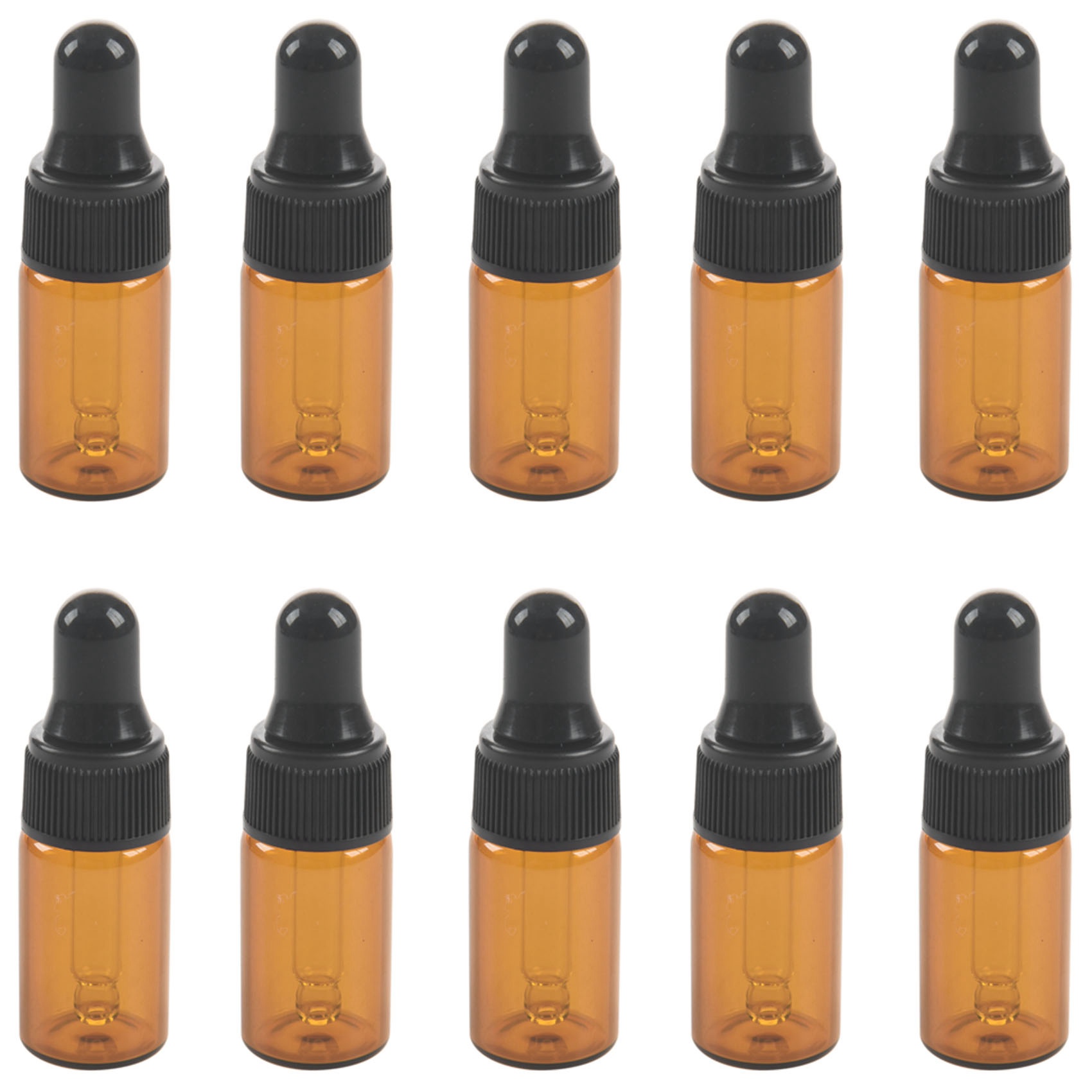 10pcs 3ml Empty brown Glass Dr - Juice Bottle Dropper avis et prix