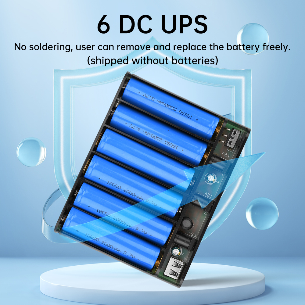 5V9V12V Output Power Bank Box  - Battery Case Storage avis et prix