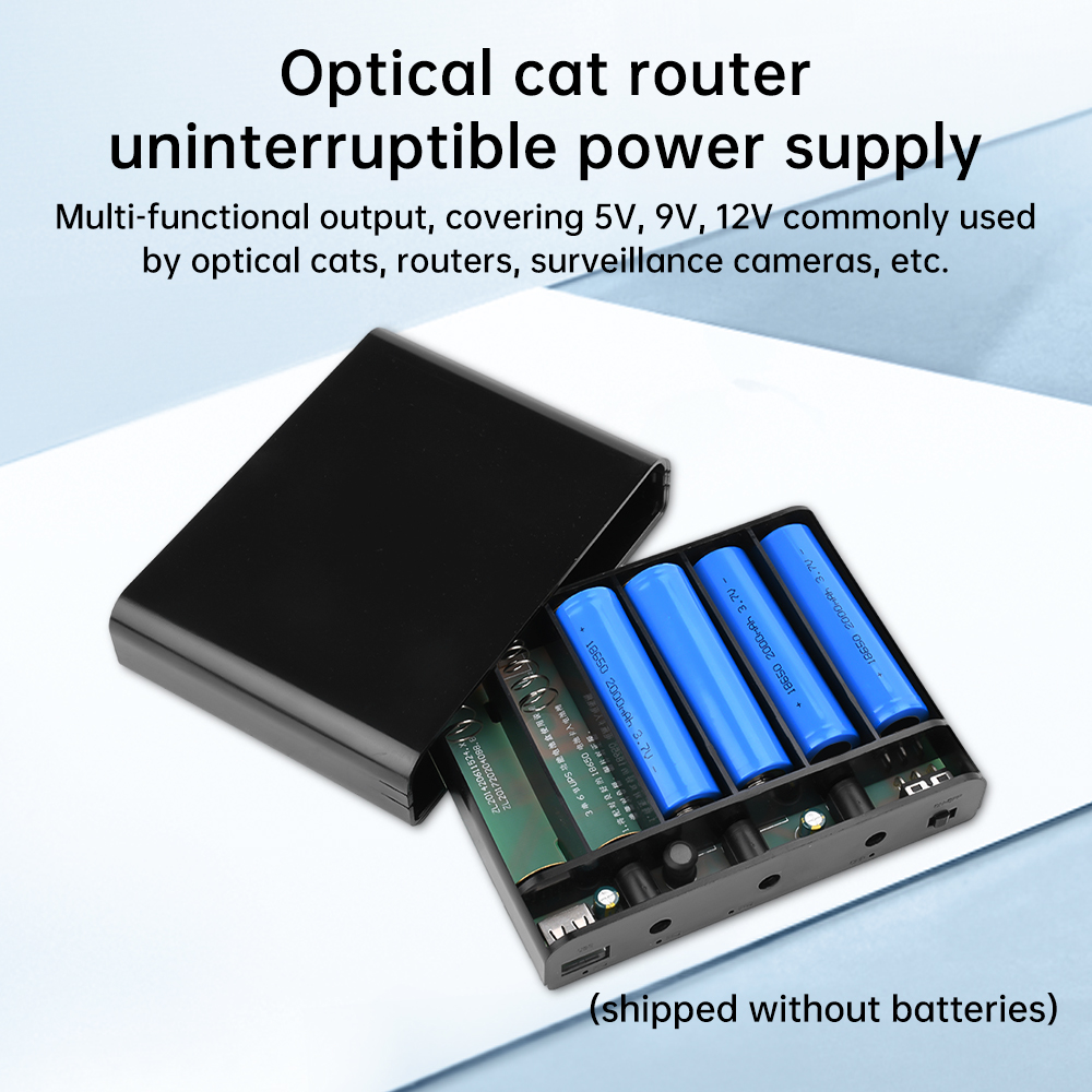 5V9V12V Output Power Bank Box  - Battery Case Storage avis et prix
