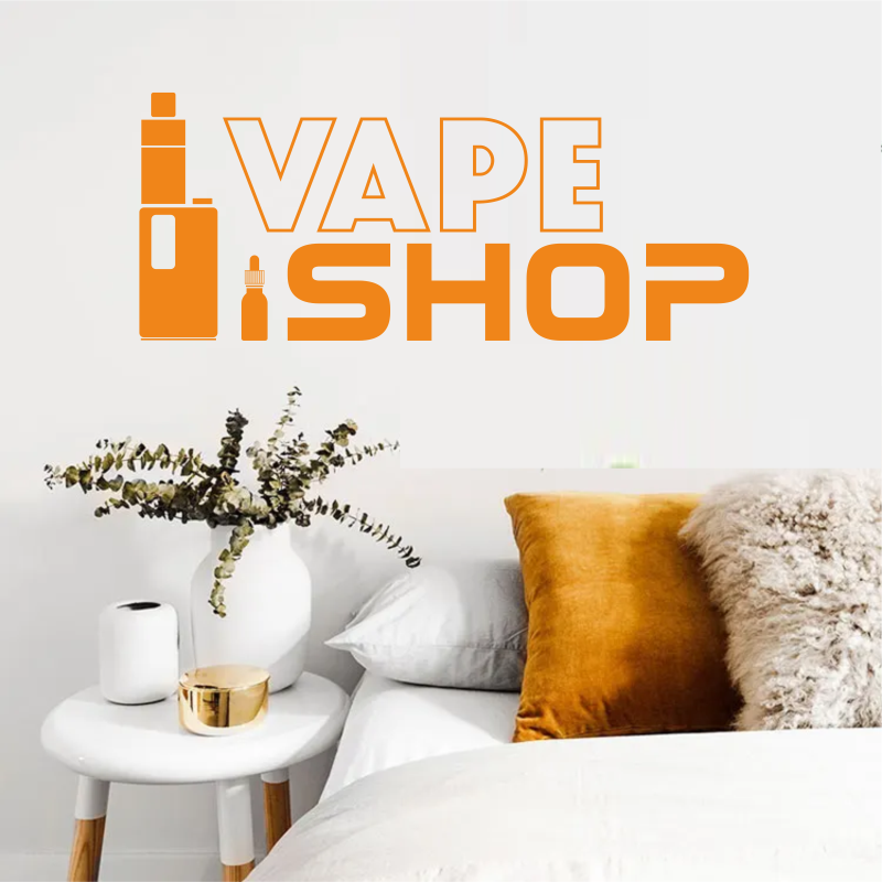 Vinyl Wall Decals Vape Shop Si - Vaping Shop avis et prix