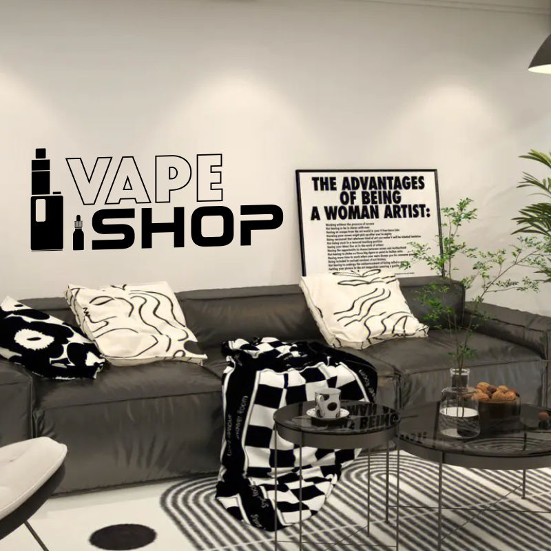 Vinyl Wall Decals Vape Shop Si - Vaping Shop avis et prix