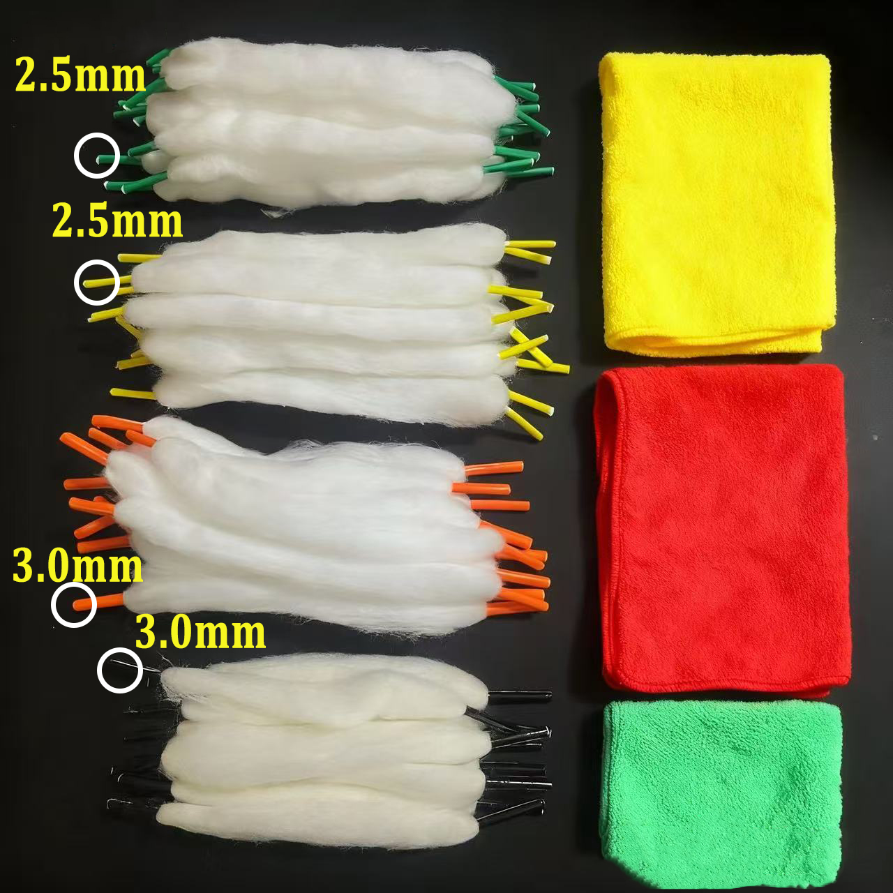 100-10pcs 3.0/2.5mm Colorful P - Cotton Wick Organic avis et prix