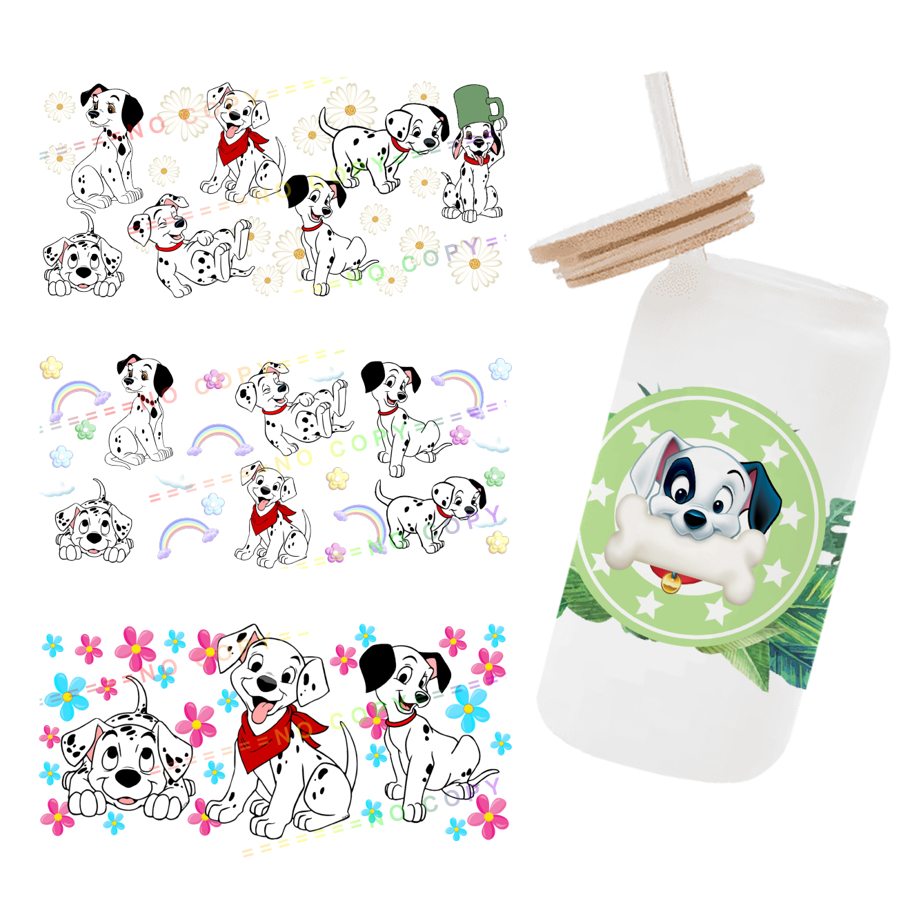 Disney 101 Dalmatians 3D UV DT - Rdta Tank Glass avis et prix