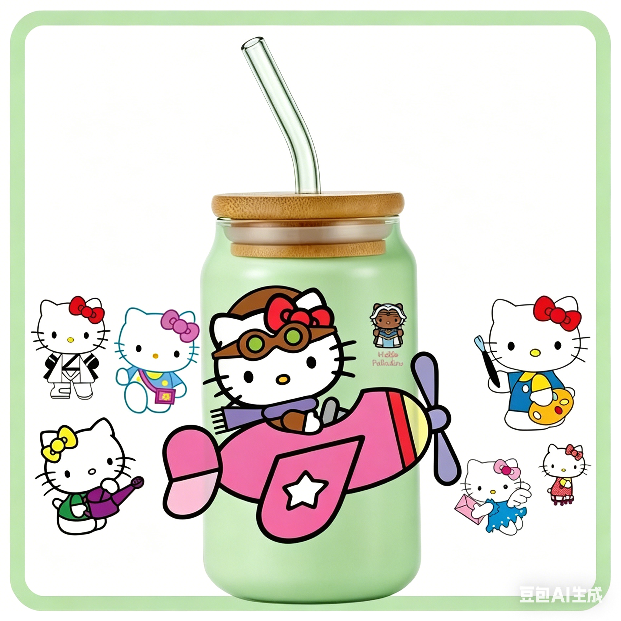 popular Kitty design 16oz 3D u - Rdta Tank Glass avis et prix