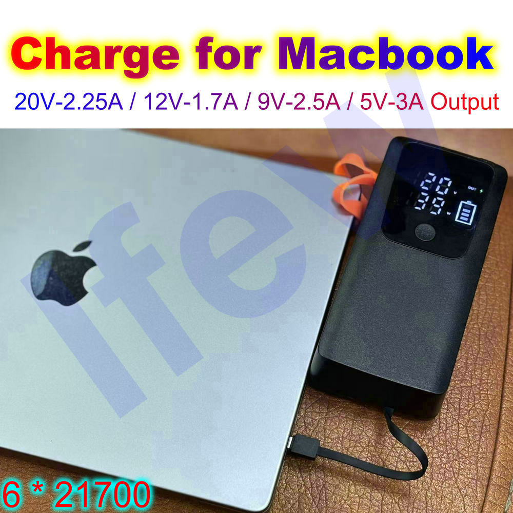 45W Power Bank Case For Macboo - Battery Case Storage avis et prix