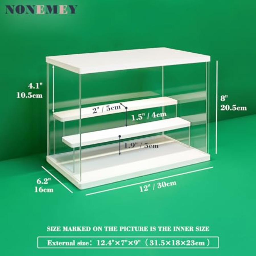 Clear Acrylic Display Case Sta - Battery Case Storage avis et prix