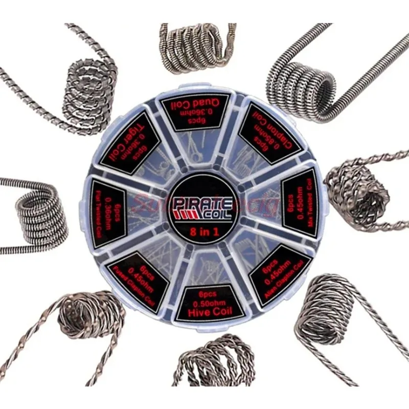 Original Pirate Ni80 8 in 1 Pr - Clapton Wire Pre Built avis et prix