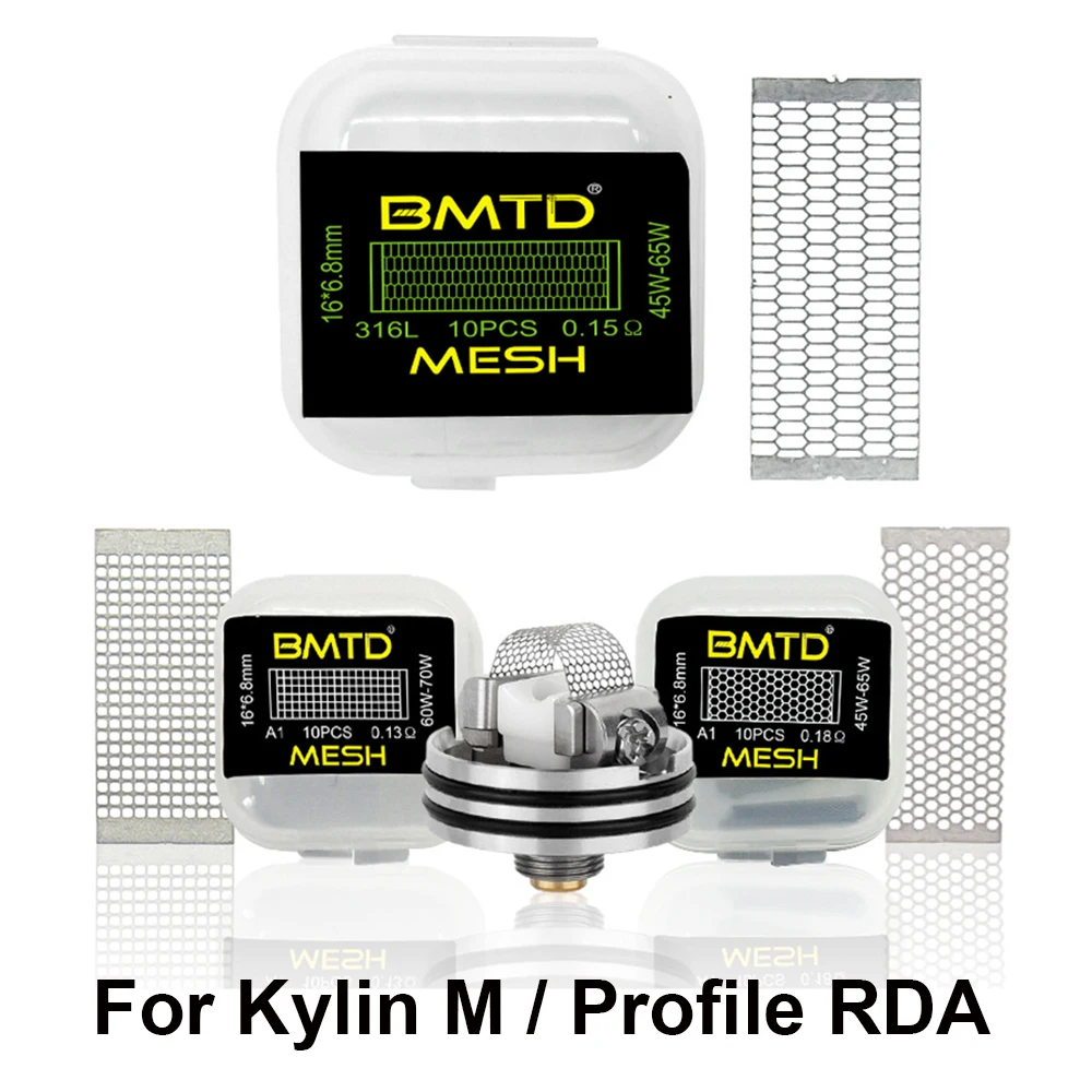 10pcs/box BMTD PreBuilt Coils  - Stainless Wire Ss316 avis et prix